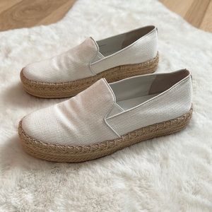 Vince Canvas Colorblock Pattern Espadrilles